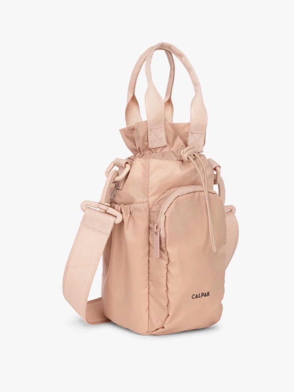 CALPAK Blush Pink mauve water bottle holder Crossbody bag